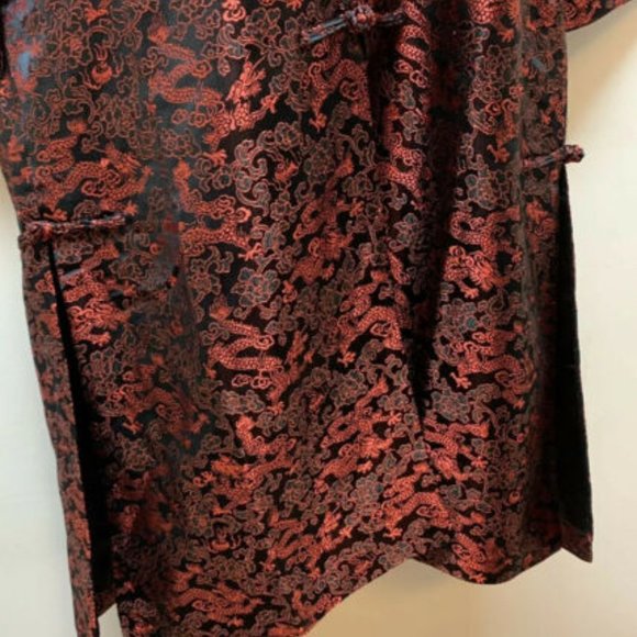 Made‎ Macau Asian Jacket Tunic Knot Buttons Dragon - Picture 7 of 10